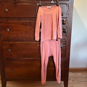 Kyle baby pajamas mauve 4t